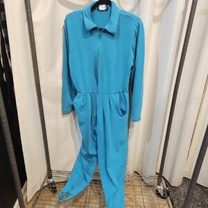 Elegant Teal Jumpsuit